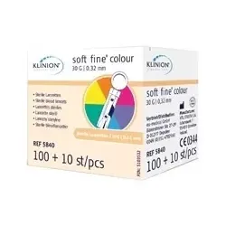 KLINION Soft fine colour Lanzetten 30 G 110 St Lanzetten