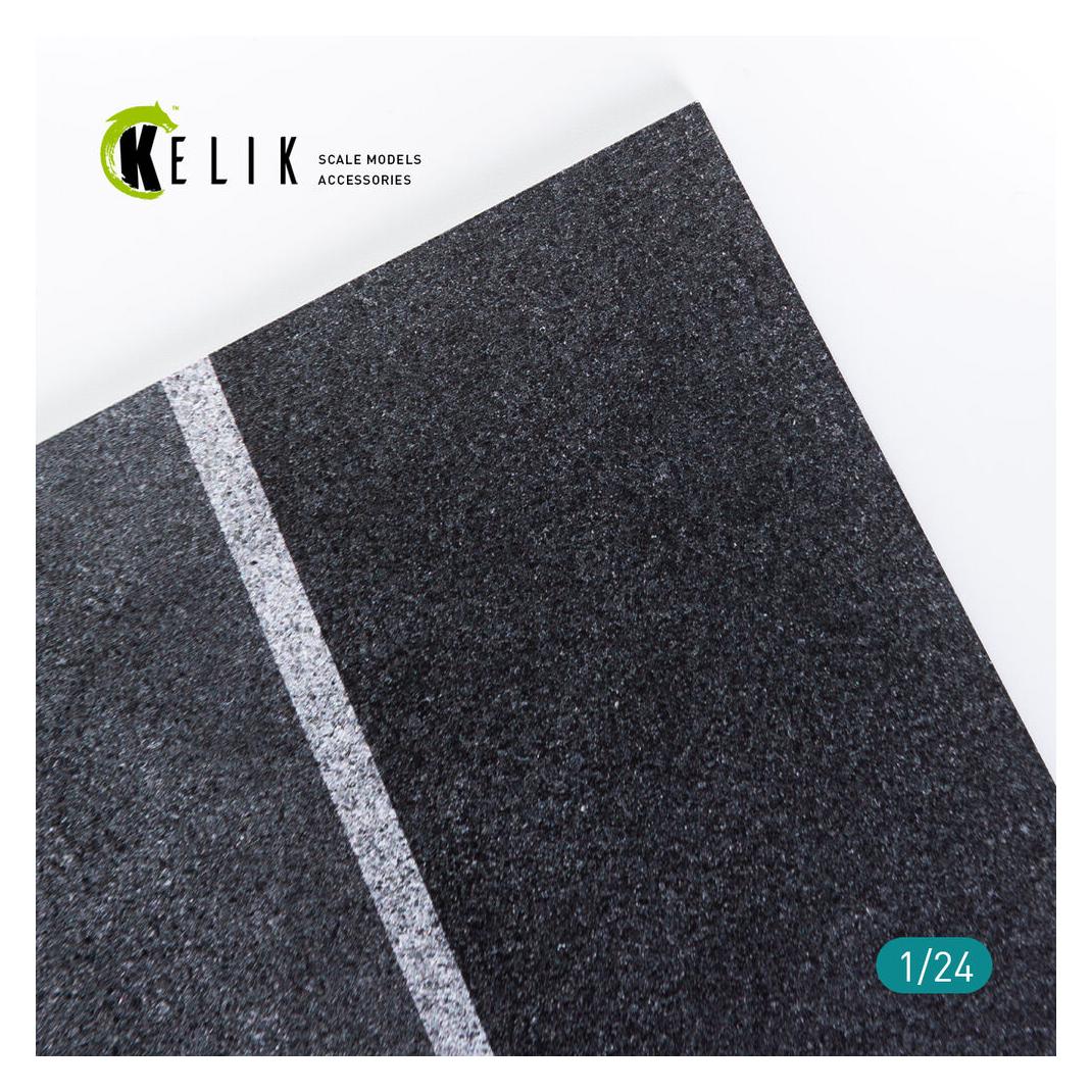 Kelik Asphalt road 24 Hours of Le Mans type 3 Base - Acrylic 3 mm (180 x 357 mm) (KS24005)