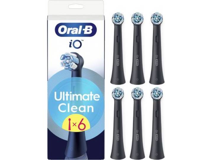 Oral-B - Brossette Dentaire Io Ultimate Clean Noir X6
