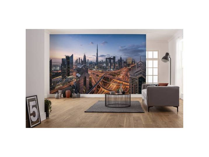 home24 Fotobehang Lights of Dubai 450 x 280cm