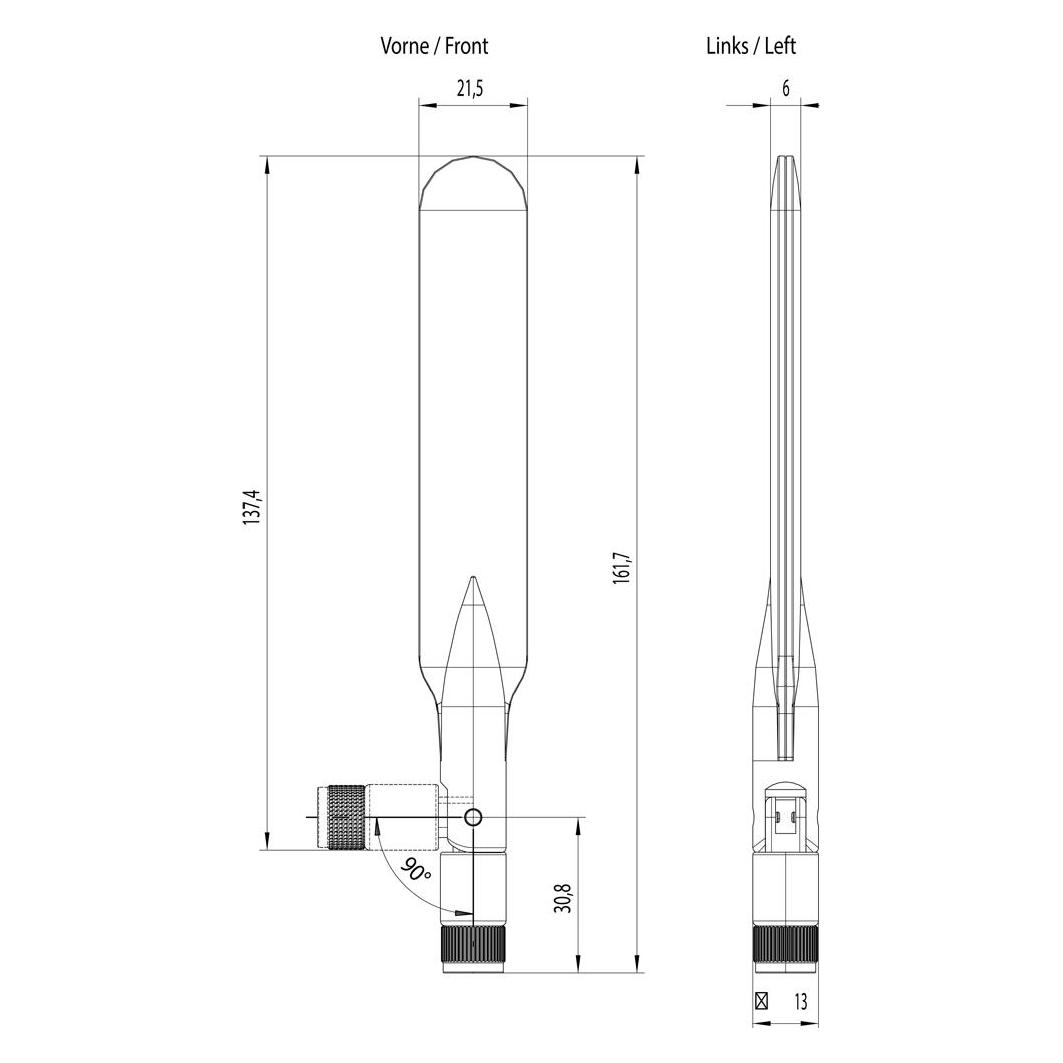 Siemens Antenne ANT897-4MA (4 (2G, 3G, 4G, 5G) (6GK58974MA000AN3)