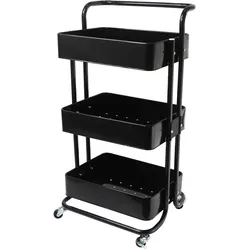 Servierwagen Danao in Schwarz