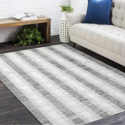 Overton Handmade Modern Contemporary Striped Area Rug