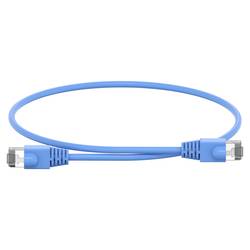 Striebel & John 2CPX054390R9999 ZLPBL50 Patchleitung RJ45 mit Stecker, blau, Länge: 500mm Verbindungsleitung 1 St.