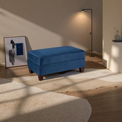 ZWYO HOSIMU "43"" Polyester Rectangular Cocktail Ottoman with Geometric Pattern"