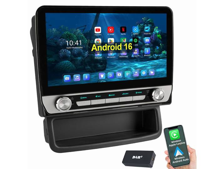 ESSGOO Für Opel Vivaro A Renault Trafic 2010-2014 Navi Carplay Autoradio (RDS, Digitalradio (DAB), FM)