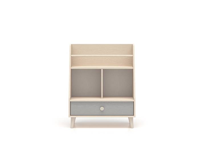 Regal – MEVEL 09 – Kompaktes Design mit Stauraum – Grau
