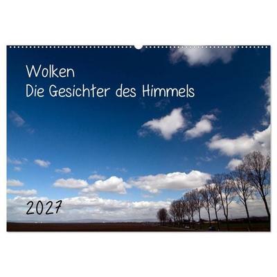Wolken - Die Gesichter des Himmels (Wandkalender 2027 DIN A2 quer), CALVENDO Monatskalender