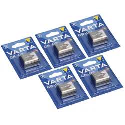 5x CR-P2 CRP2 Foto-Batterie Lithium 6V VARTA Profi