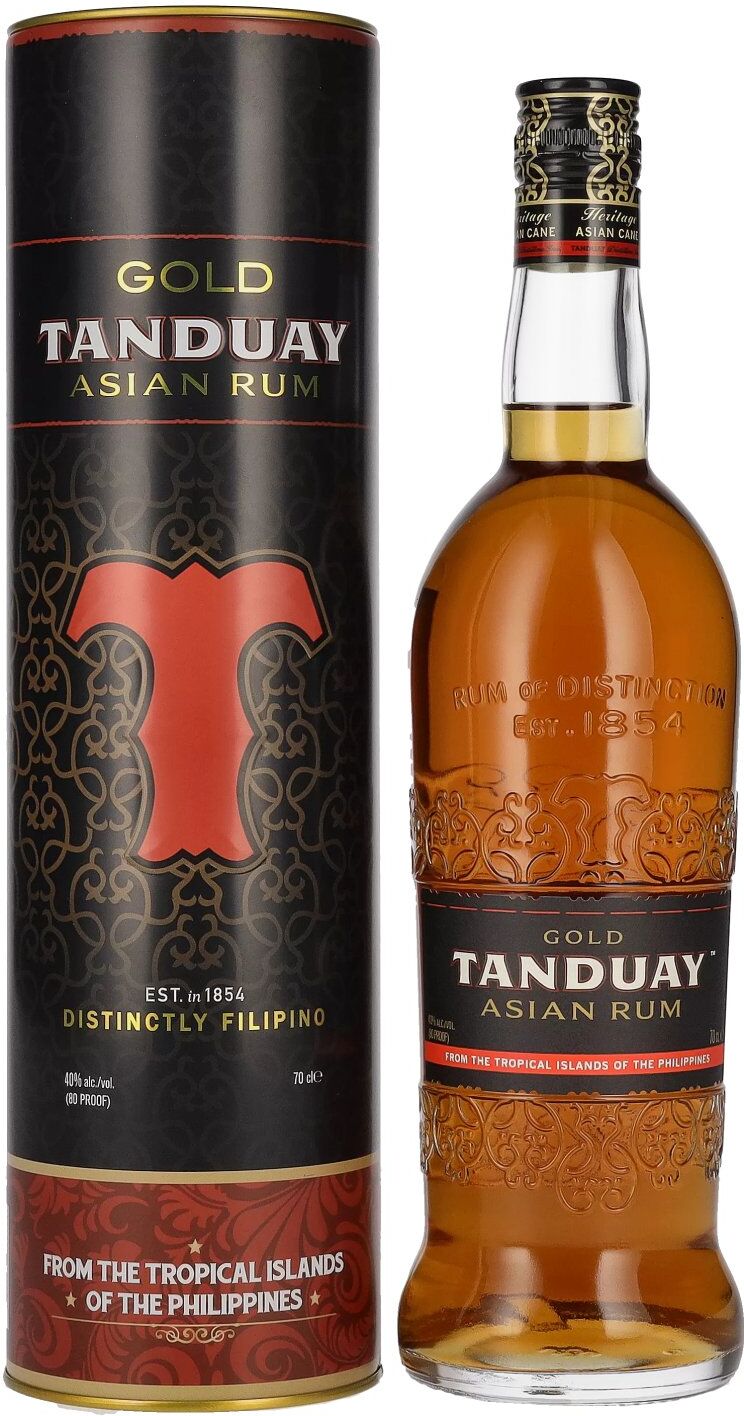 Tanduay Rum Tanduay Asian Rum Gold 40% Vol. 0,7l in Tinbox