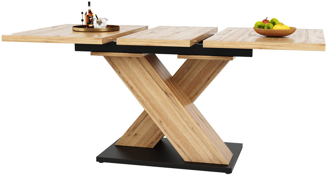 Ivy Bronx Rectangular Dining Table Brown Wood