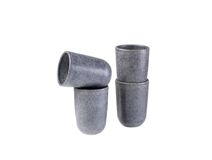 Gipfelstück Kaffeebecher-Set, Steinzeug Moos'N'Stein Grau