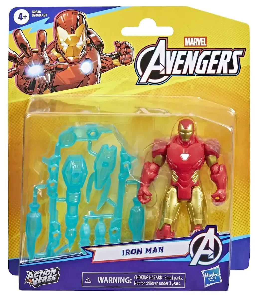 Hasbro Marvel ActionVerse Iron Man Figurijn 11,4 cm