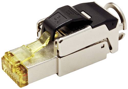 Roline 21.17.0323 feldkonfektionierbarer RJ-45 Stecker Kat.6A (Class EA), STP, silberfarben 21.17.0323 Silber 1St.