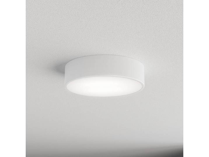 Plafondlamp met bewegingssensor Cleo 300, wit / opaal, Hal, metaal, Modern, Plafondlamp met sensor