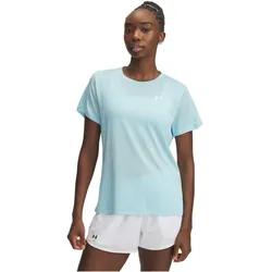 UNDER ARMOUR Tech Twist T-Shirt Damen 494 - stream/white L