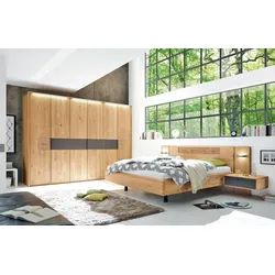Wöstmann Schlafzimmer-Set WSM 1600 4tlg. Holz Braun Wildeiche