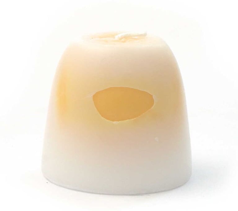 El Oro De Los Andes Vela Energética Artesana 100% Vegetal Amarilla 63g