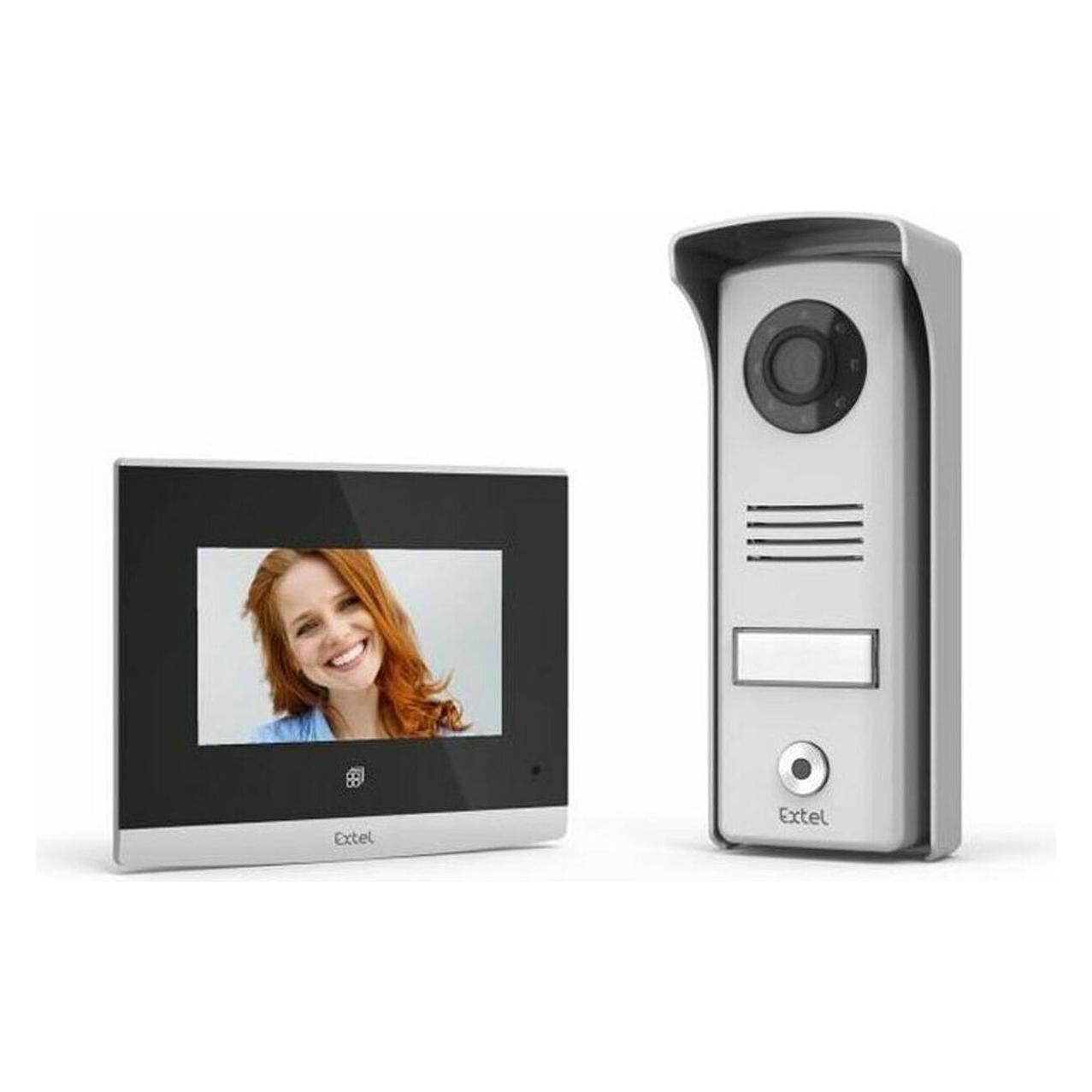 Extel Video-Türsprechanlage Komplett-Set (Drahtgebunden) (720315)