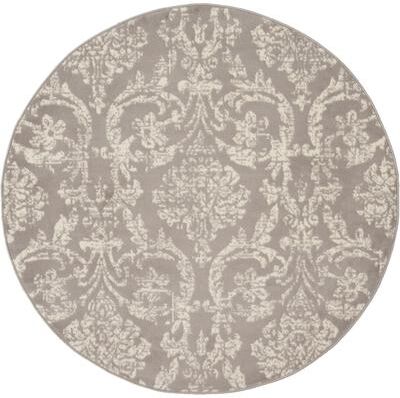 Nourison Jubilant Vintage Farmhouse Damask Area Rug