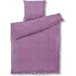 Juna, Bettwäsche, - Baek&Bølge Bed linen - Fuchsia/Mint - 140x200 cm (Bettwäsche Set, 140x200 cm)