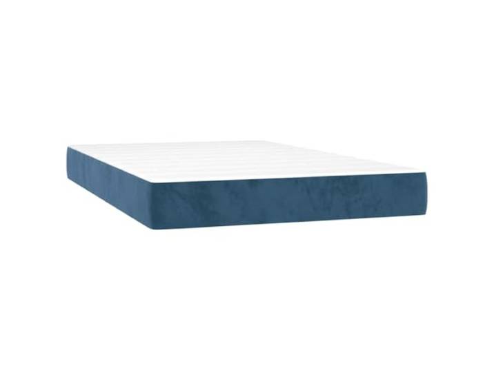 KKgypkn Taschenfederkernmatratze Mittel Dunkelblau 120x210x20 cm Samt – weicher Samtstoff, Taschenfedern für Geräuschdämpfung und Schaumstoff mit mittelharter Unterstützung für erholsamen