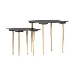 Beistelltisch 2er Set   ¦ grau