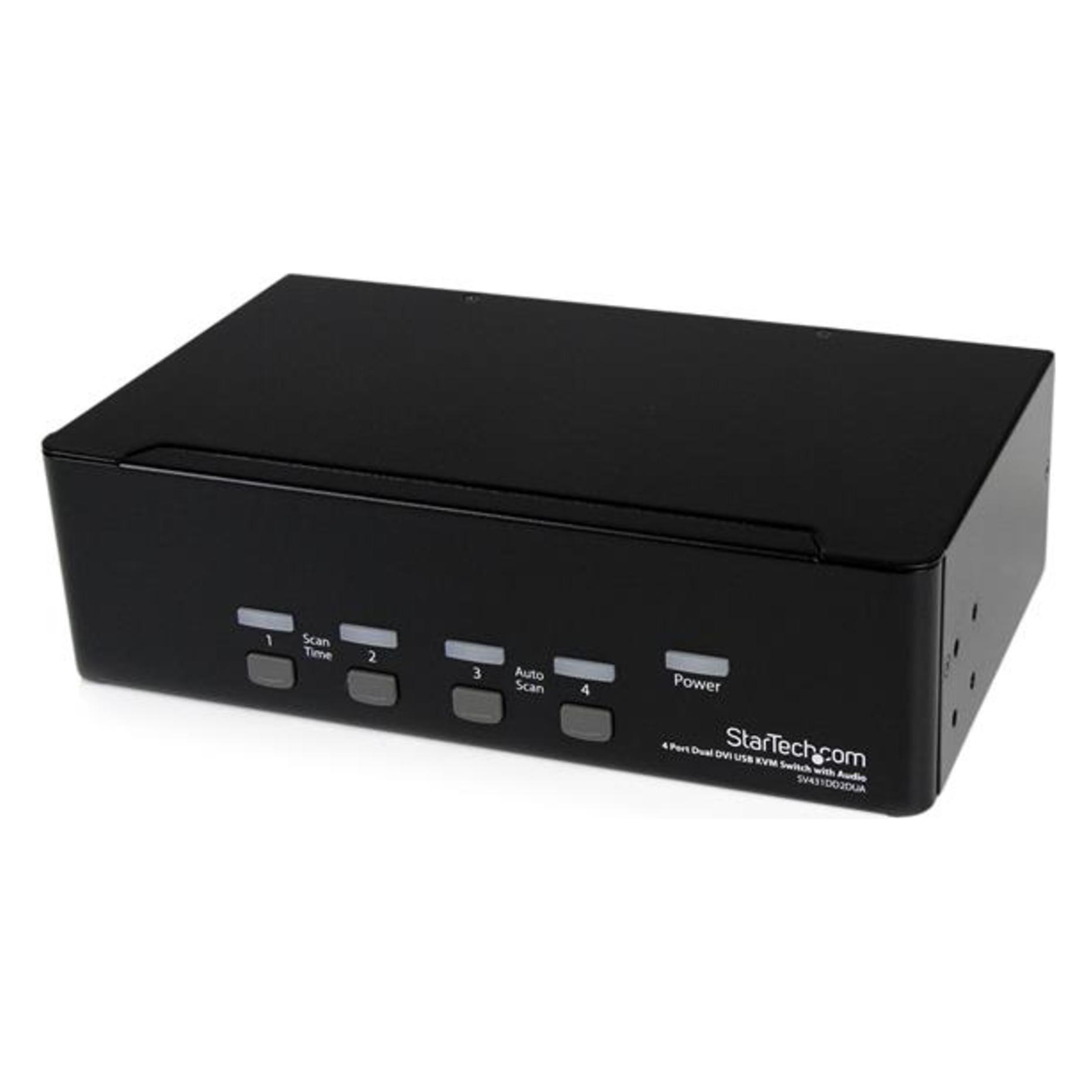 StarTech .com 4 Port Dual DVI USB KVM Switch (SV431DD2DUA)