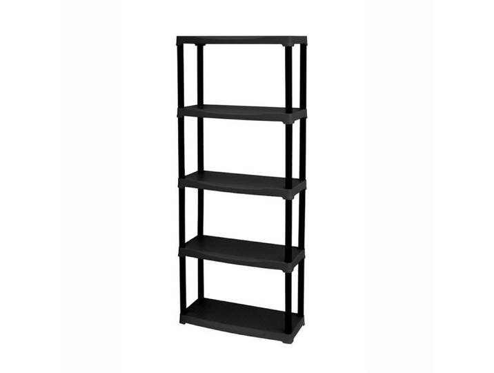 TEMPO Etagère noire 5 tablettes