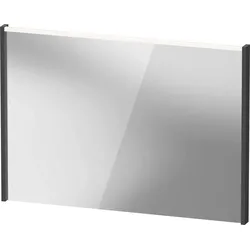 Duravit D-Code Spiegel, LED-Lichtfeld oben, 1000x700mm, externer Lichtschalter notwendig, 7 W, DC7078049490000, Farbe: Graphit matt