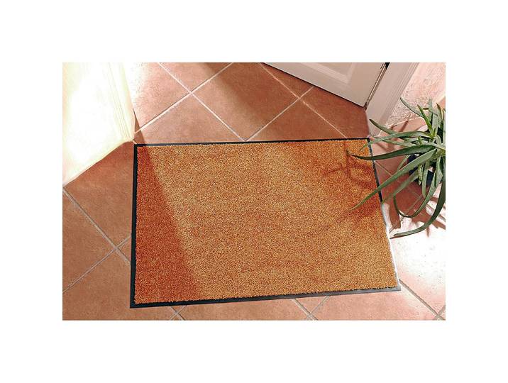 Fuß- und Sauberlaufmatte Wash & Clean 40 x 0 x 60cm Orange/Orange