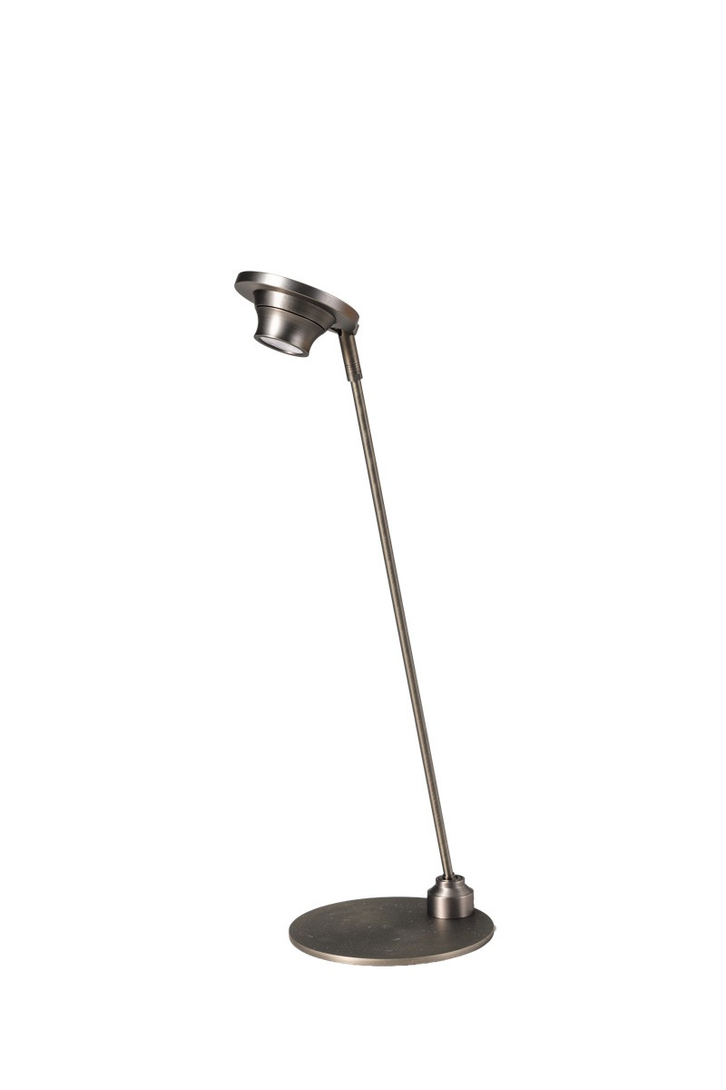 Moderne LED tafellamp Angelique ETH zwart nikkel