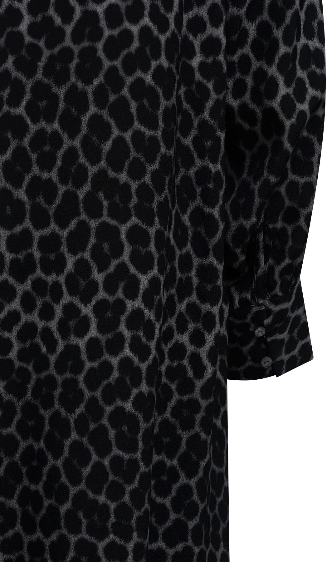 Hemdblusenkleid SMITH & SOUL, Damen, Gr. XXL, N-Gr, Langarm, Web, schwarz-weiss (anthrazit print), Web, Obermaterial: 100% Viskose, gemustert, Midi, 2-Knopf-Manschette, Kleider Hemdblusenkleid, mit Allover-Print anthrazit print XXL, N-Gr, Langarm, Web