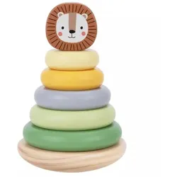 Tooky Toy: Montessori Turm mit Löwenmuster