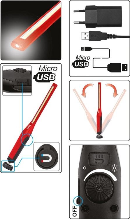 YATO YT-08519 Werkstattlampe
