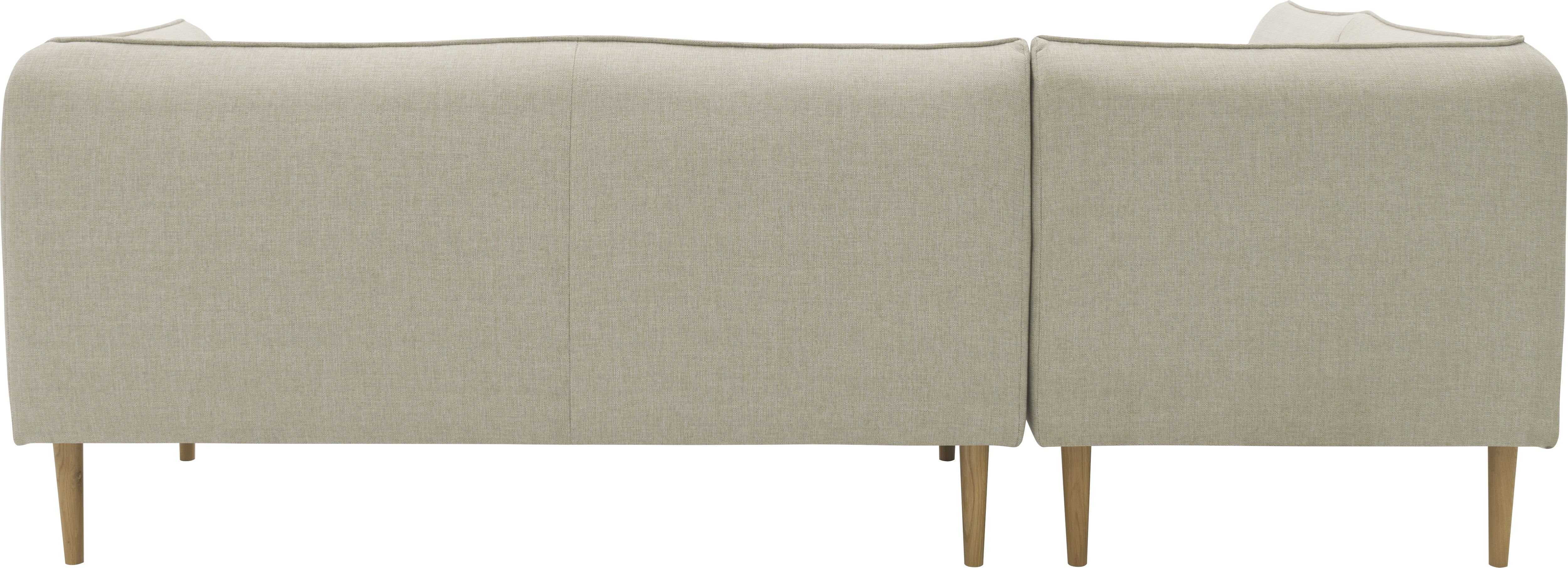 Ecksofa DOMO COLLECTION "Filho, individuell erweiterbar, Breite 241cm, outdoor geeignet", beige (sand), B:241cm H:81cm T:159cm, 88% Olefin, 12% Polyethylene, Sofas, Ecksofa, L-Form für Terrasse, Garten und Balkon, speziell für Outdoor sand B/H/T: 241cm x 