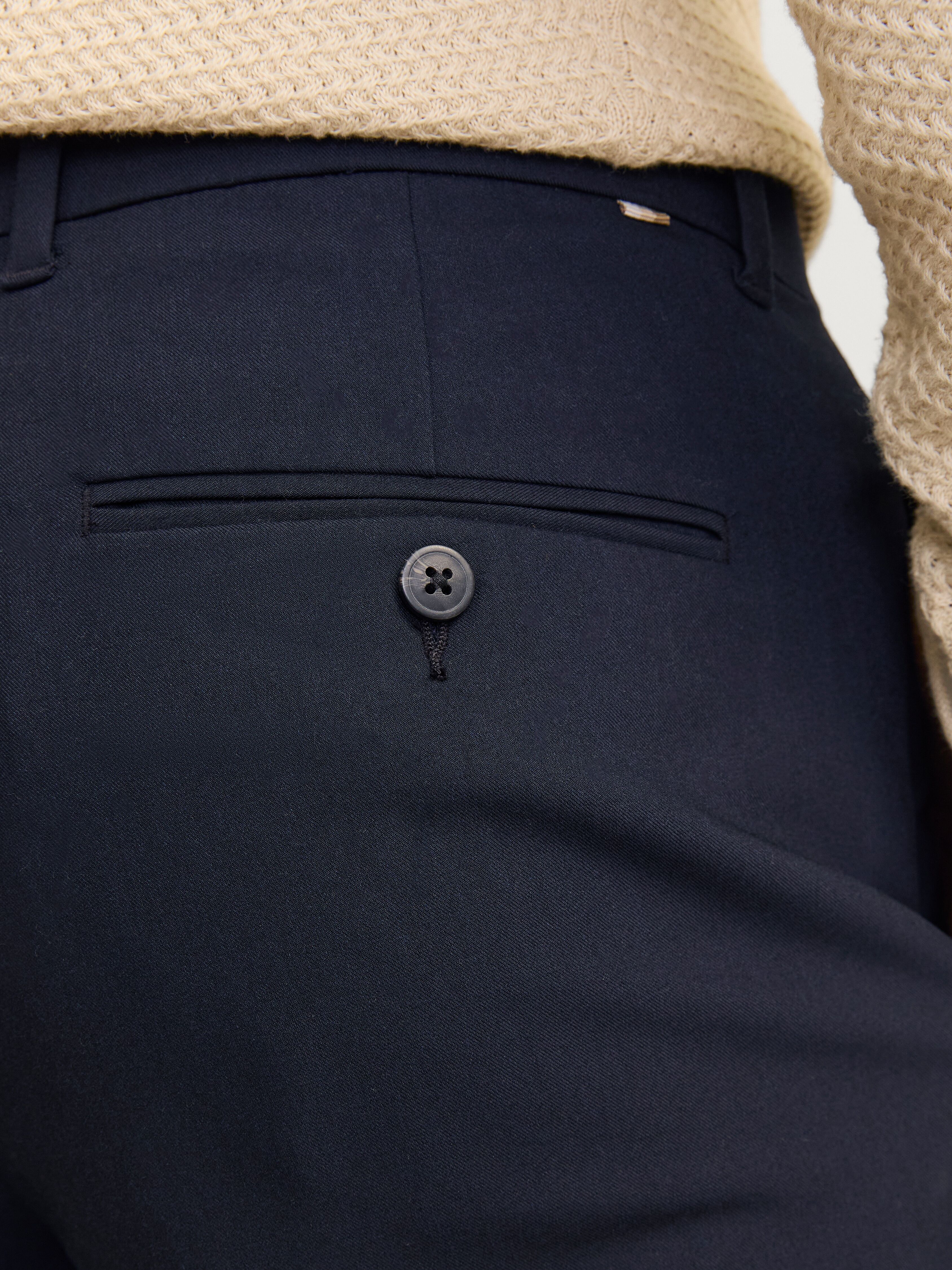 Jack & Jones "JPSTACE LEO CHINO NOOS" schwarz navy 30, Länge 32