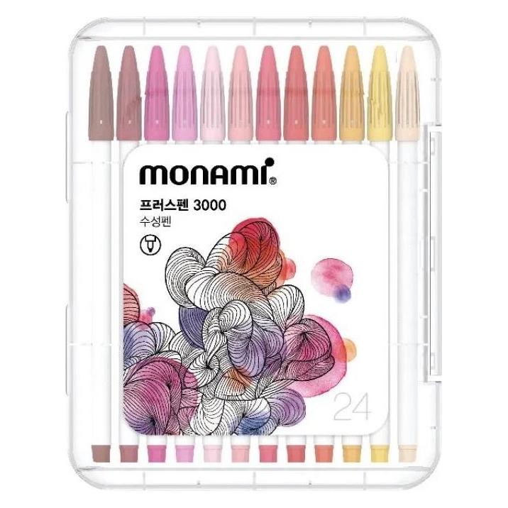 Monami Plus Pen 3000 Fineliner, 24 Farben (24x) (58215959)