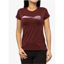 No Name, Damen, Sportshirt, Damen-Print-Shirt Sensor Air Grösse: M (M), Rot