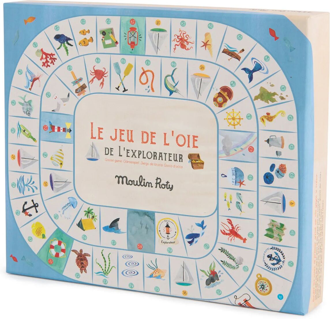 Moulin Roty Jeu de l'oie l'explorateur Multicolore taille unique