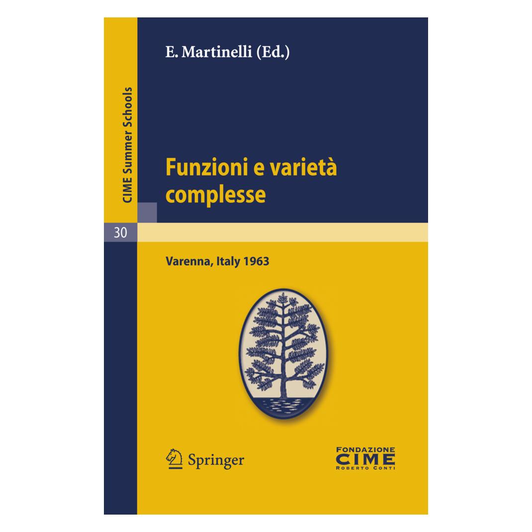 Springer Funzioni e varietà complesse (Italienisch, Softcover, E. Martinelli) (55393503)