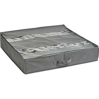 Organizer ZELLER PRESENT "Schuhe", grau, B:60cm H:13cm T:60cm, Vlies, Aufbewahrungsboxen, Aufbewahrungsbox
