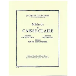 Méthode de caisse claire (fr/en/sp/dt), Fachbücher von Jacques Delécluse