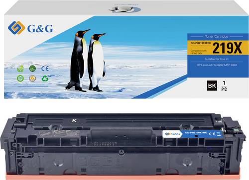 G&G Toner ersetzt HP 219X + W2190X Schwarz GG-PH2190XFBK