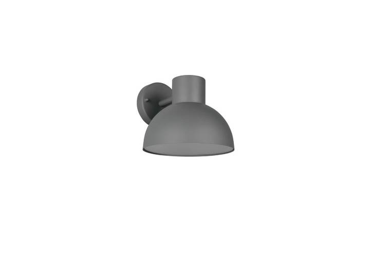 Trio Leuchten Aussenwandleuchte, Anthrazit, Weiss, Metall, Kunststoff, 20x18.5 cm, Lampen & Leuchten, Aussenbeleuchtung, Aussenleuchten