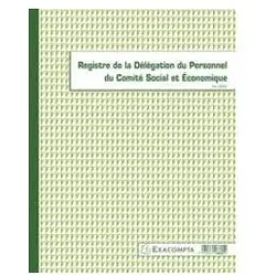 Exacompta, Formular, Piq–re "Registre de la d‚l‚gation du personnel CSE (30x)