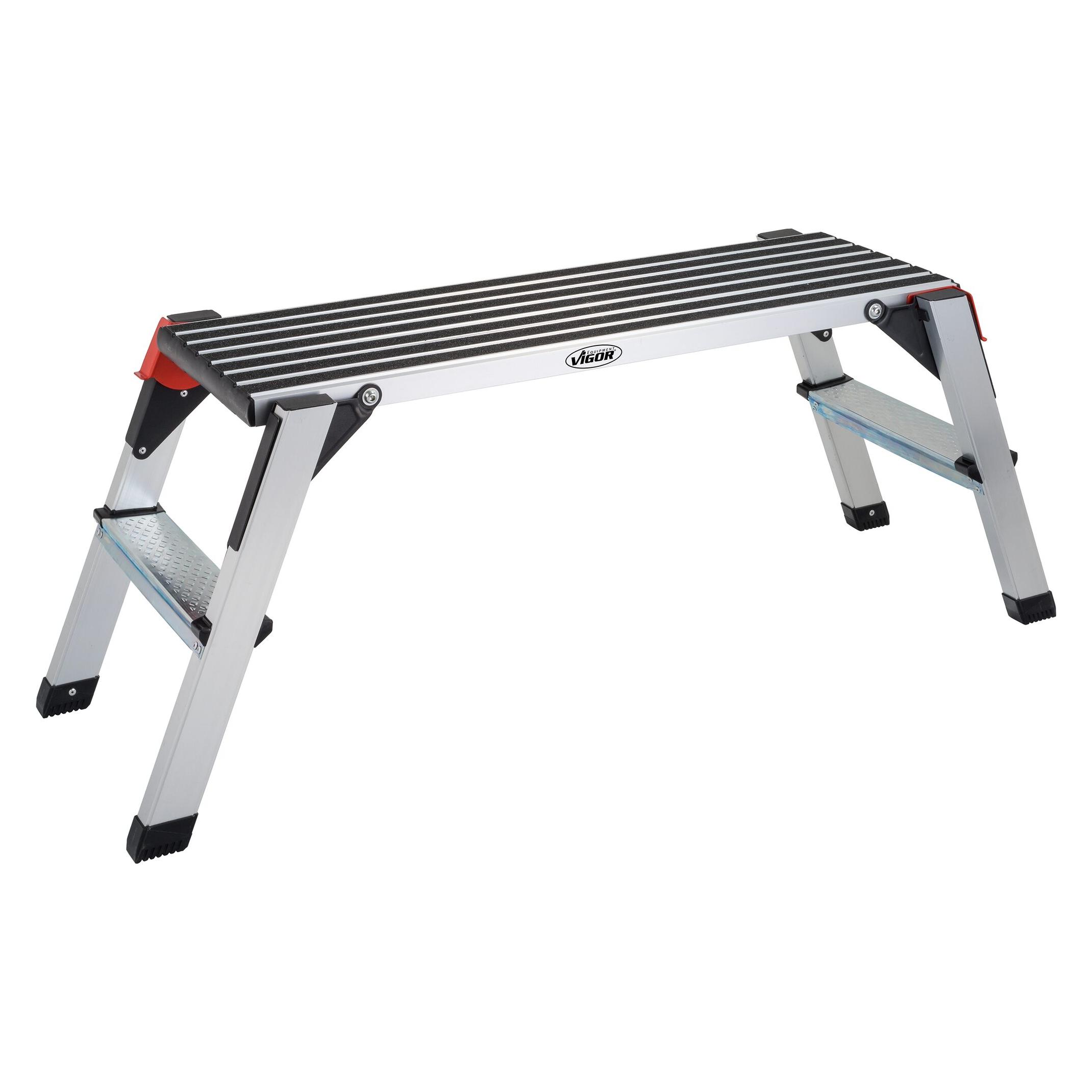Vigor Sicherheits-Laufbühne. Aluminium V4638 (Plattformleiter, 95 cm) (V4638)
