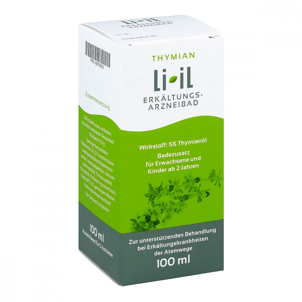 LI-IL GmbH Thymian Li-il Erkältungs-arzneibad 09703022
