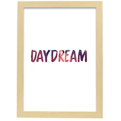 POSTER Inspirierende Kunst – Day-Dream A3 Rahmen Aus Hellem Holz
