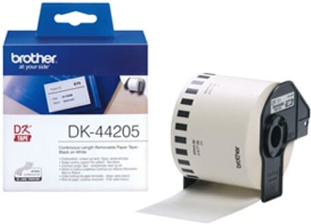 Brother DK44205 fita continua (papel branca) 62mmx30,48M